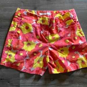 The Loft Floral Shorts Size 4